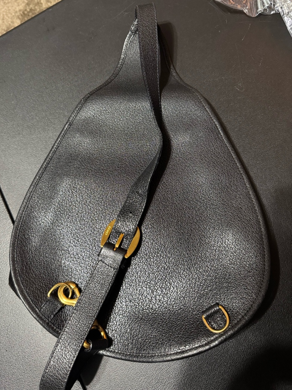 Gucci Horsebit Suede Backpack - Picture 4 of 9